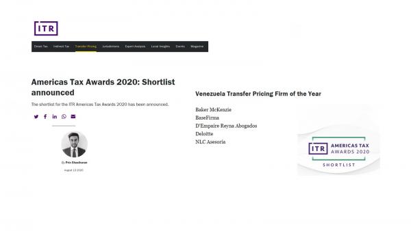 NLC Asesoría...según la International Tax Review 
